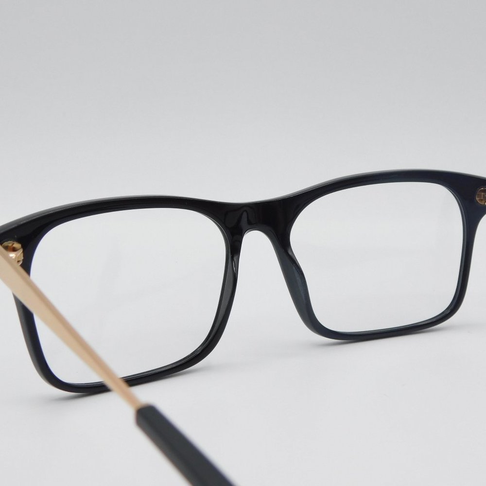 NEW CUTLER AND GROSS OF LONDON CGOP1175 BLACK GOLD SQUARE UNISEX EYEGLAS… - Picture 6 of 11
